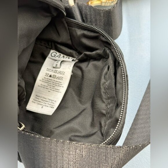 🆕 GANNI 🧿 NWT Mini Quilted Recycled Tech Black Nylon Crossbody Bag - Picture 14 of 15